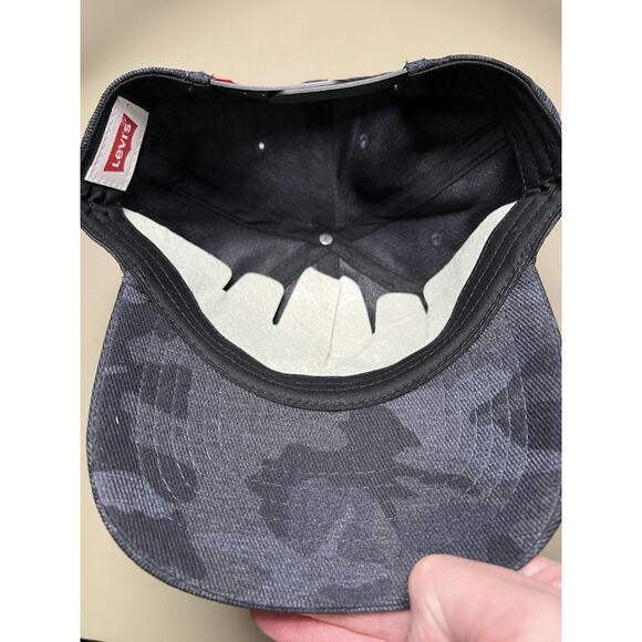 Levi’s Ball Cap Dark Blue Camouflage Stitched Logo - Picture 7 of 7